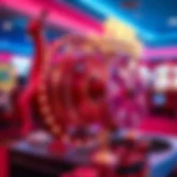 Visual representation of free spins in action