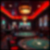 Rivers Casino poker room showcasing vibrant atmosphere