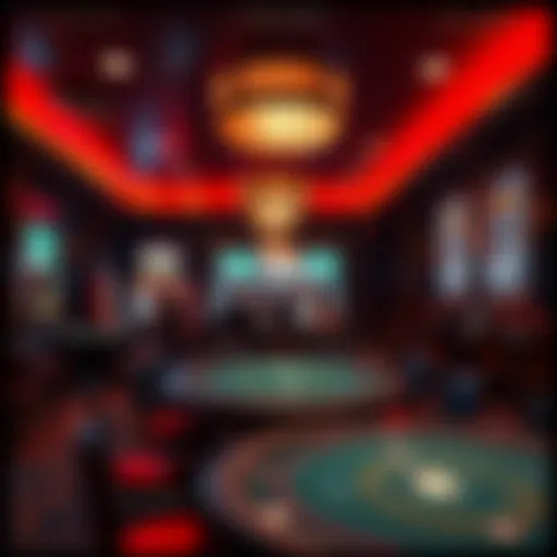 Rivers Casino poker room showcasing vibrant atmosphere