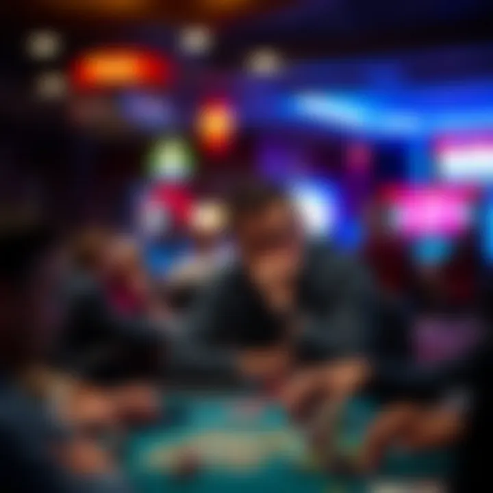 Strategic Thinking in Poker Strategic poker players deep in thought during a game