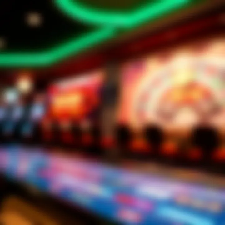 Overview of Rush Casino's gaming interface