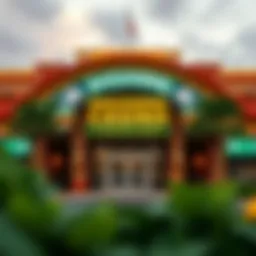 Exterior view of Saganing Casino