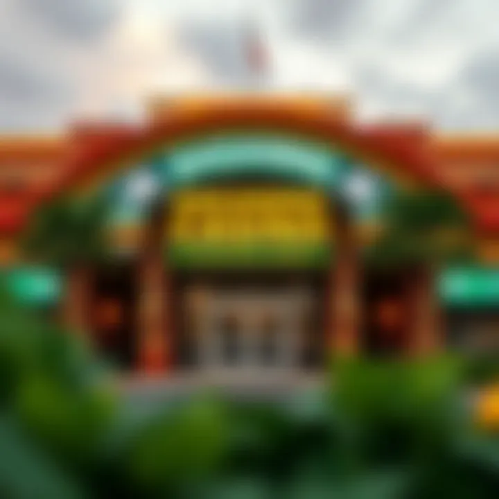 Exterior view of Saganing Casino