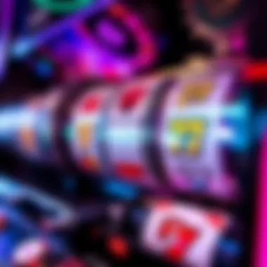 Mechanics Behind the Game A close-up view of slot machine mechanics showcasing reels and symbols related to Britney Spears.