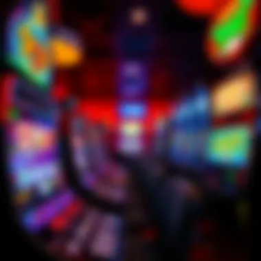 Exciting Slot Machine Selection An enticing display of slot machines ready for spinning