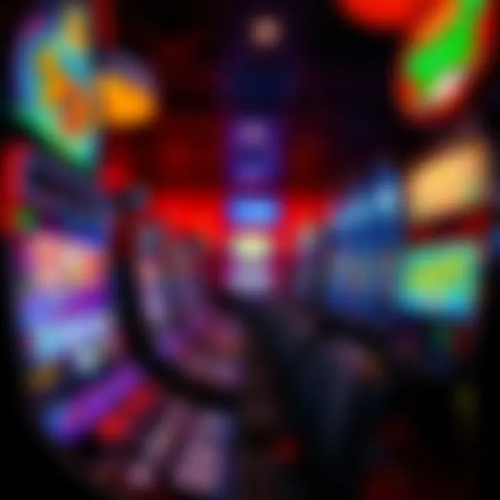 Exciting Slot Machine Selection An enticing display of slot machines ready for spinning