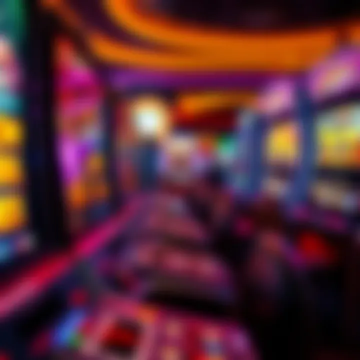 Vibrant slot machine graphics showcasing various themes