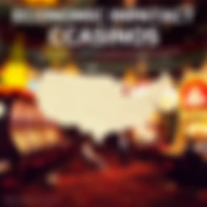 Economic Impact of Casinos Infographic Infographic illustrating the economic impact of casinos on local communities