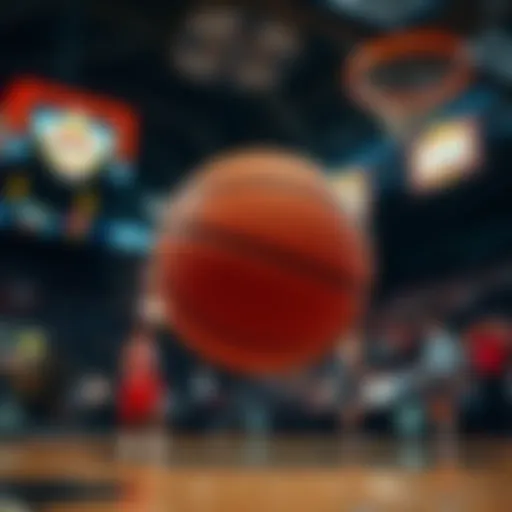 Visual representation of NCAA basketball statistics