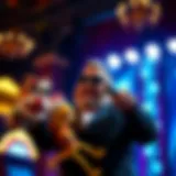 Terry Fator performing with puppets