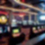 Digital casino environment showcasing various games