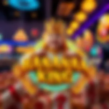 An illustration highlighting the thematic elements of the Banana King casino game, featuring its unique symbols and characters.