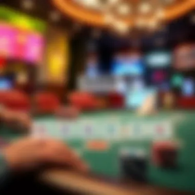 A diagram illustrating the implications of online gambling for players.