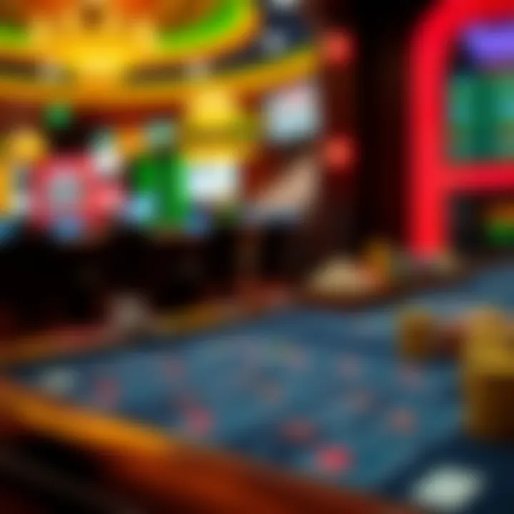 A chart detailing industry practices in different online gambling sectors.