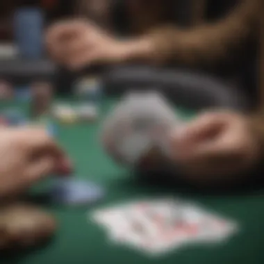 The interplay of chance and strategy in poker gameplay