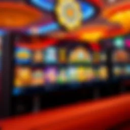Vibrant online casino interface showcasing various games