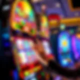 Intricate design of a Tropicana slot machine showcasing vibrant colors and graphics