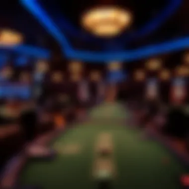 Diverse Game Tables at Turning Stone Poker Room Overview of various game tables available in the Turning Stone Poker Room