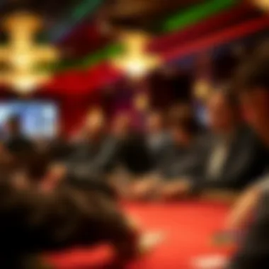 Engaged Players at Turning Stone Poker Room Players engaged in a game at the Turning Stone Poker Room