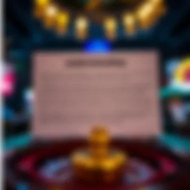 Visual representation of the terms and conditions related to free bets