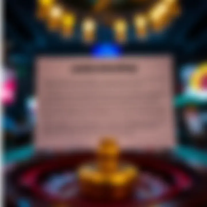 Visual representation of the terms and conditions related to free bets