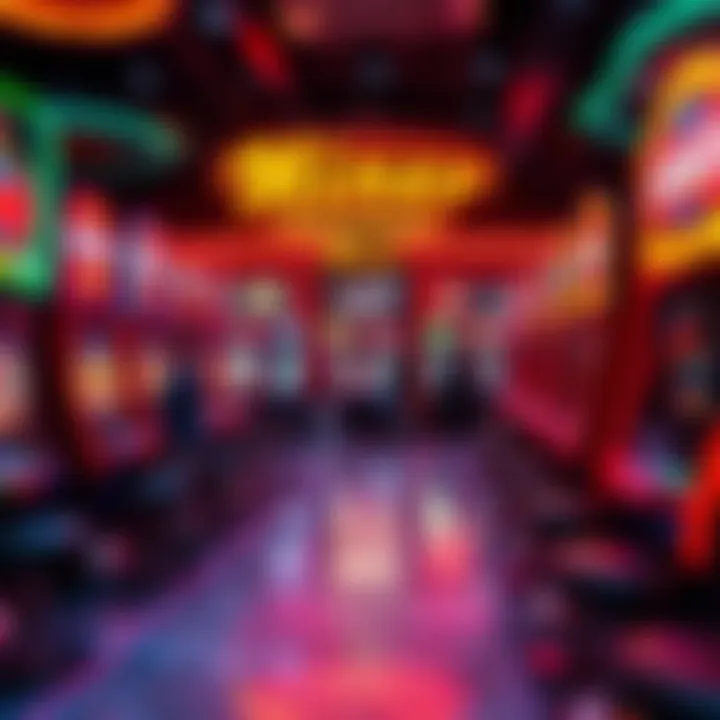 Futuristic design depicting upcoming trends in casino gaming related to slot machines