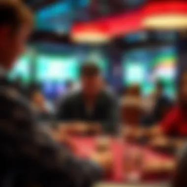Players engaged in a lively Texas Tea gaming session