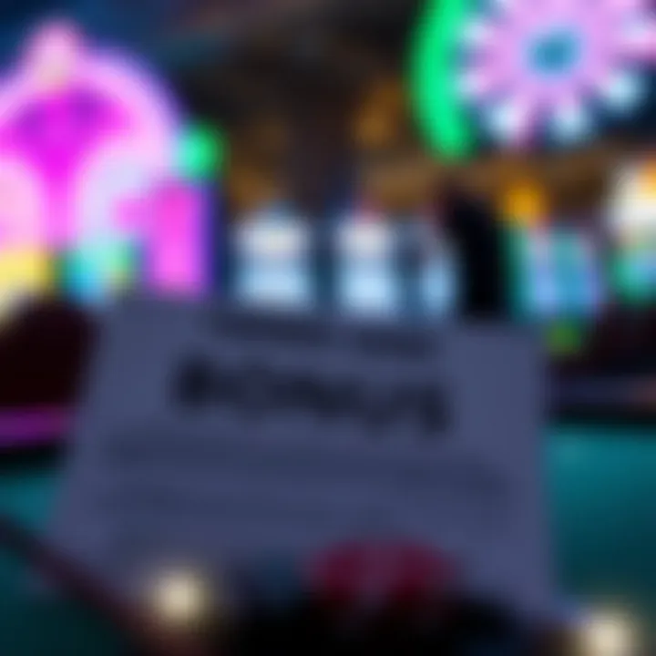 A detailed view of terms and conditions printed on a bonus offer