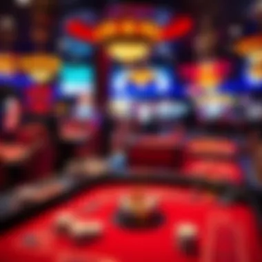 Different Casino Games and Their Odds Casino table showcasing various games