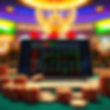 A visual depiction of the regulatory framework surrounding online gambling.