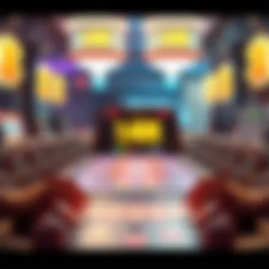 An illustration showcasing technological advancements in online gambling.