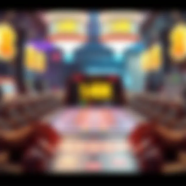 An illustration showcasing technological advancements in online gambling.