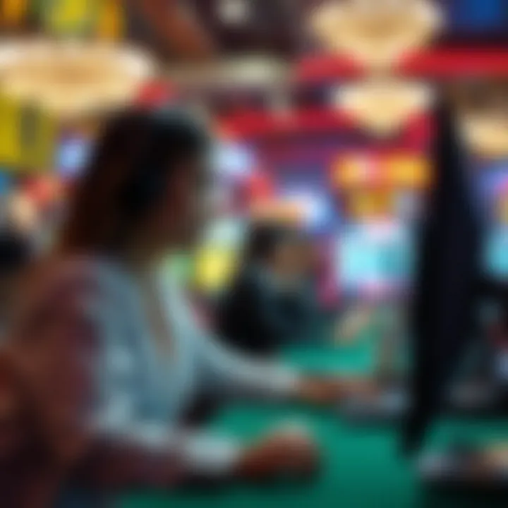 A graphic representation of player behavior in online gambling environments.