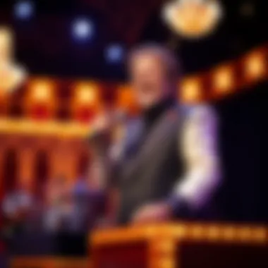 Wayne Newton performing live on stage