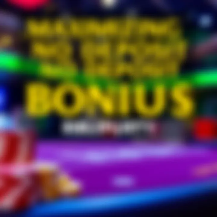 Maximizing No Deposit Bonus Benefits Infographic on maximizing benefits from bonuses