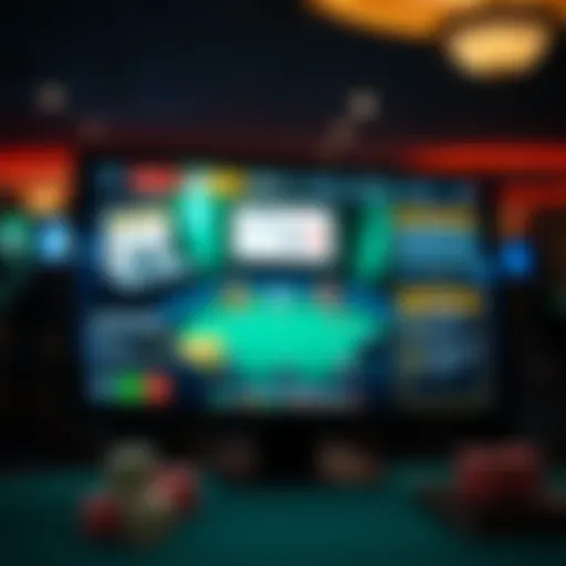 Overview of Zynga Online Poker interface showcasing vibrant graphics and engaging gameplay